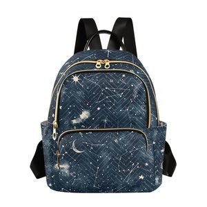 Space Galaxy Constellation Cloud Mini Backpack Purse for Women Travel Bag🐭